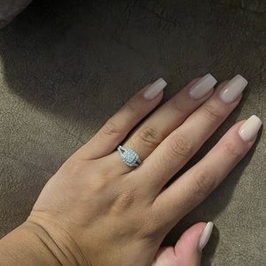 Ladies Diamond engagement ring , size 7